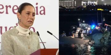 “Muy lamentable”: Claudia Sheinbaum lamenta la tragedia aérea en Washington