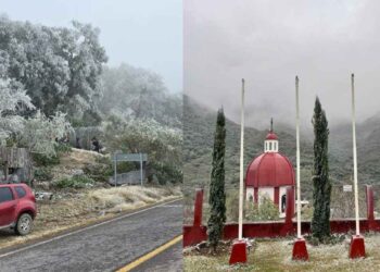 Nevada cubre de blanco el santuario de ‘El Chorrito’ y otras comunidades de Tamaulipas
