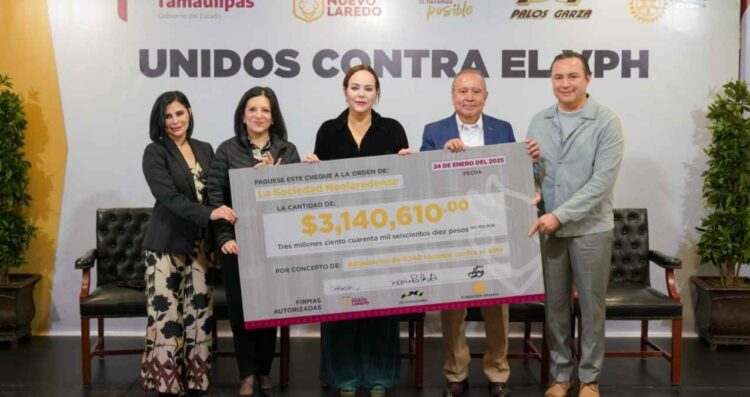 Nuevo Laredo lanza campaña “Unidos contra el VPH” para niños y adolescentes