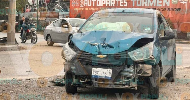 Olvida hacer alto y causa fuerte accidente en Ciudad Victoria