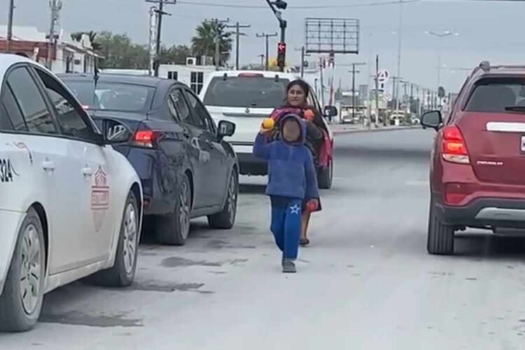 niños trabajando en Matamoros