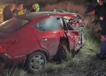 Pareja fallece tras ser embestida por un tren en Cadereyta, Nuevo León