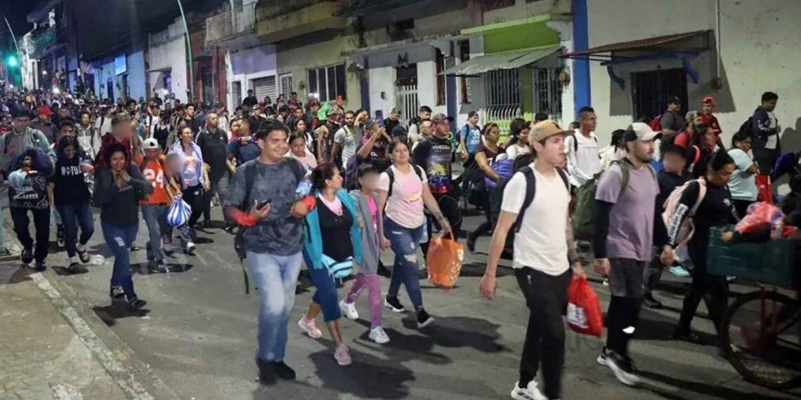 primera caravana migrante del año