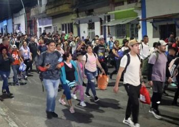 primera caravana migrante del año
