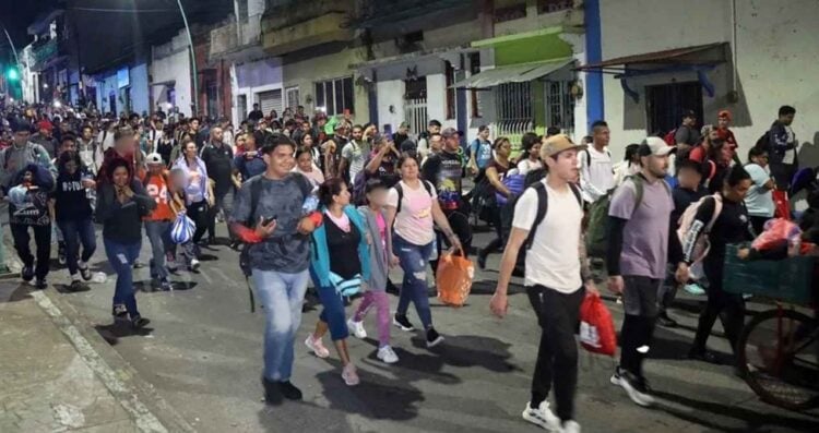primera caravana migrante del año