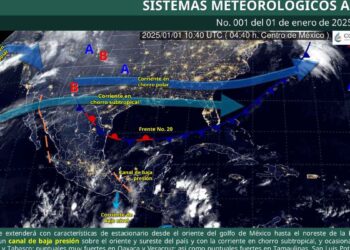Pronóstico de hoy 1 de enero: Lluvias y heladas en diversas regiones de México