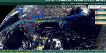 Pronóstico de hoy 1 de enero: Lluvias y heladas en diversas regiones de México