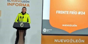 Protección Civil alerta por frío y hielo en carreteras de Nuevo León