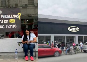 Protesta mujer en agencia JAC por vehículo nuevo con múltiples fallas en El Mante ¿Tendrá la misma suerte?