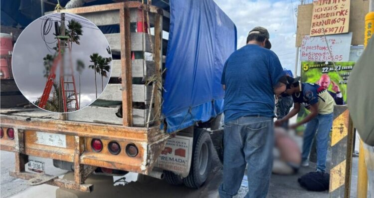 Recibe descarga eléctrica y lo trasladan grave al hospital en Matamoros
