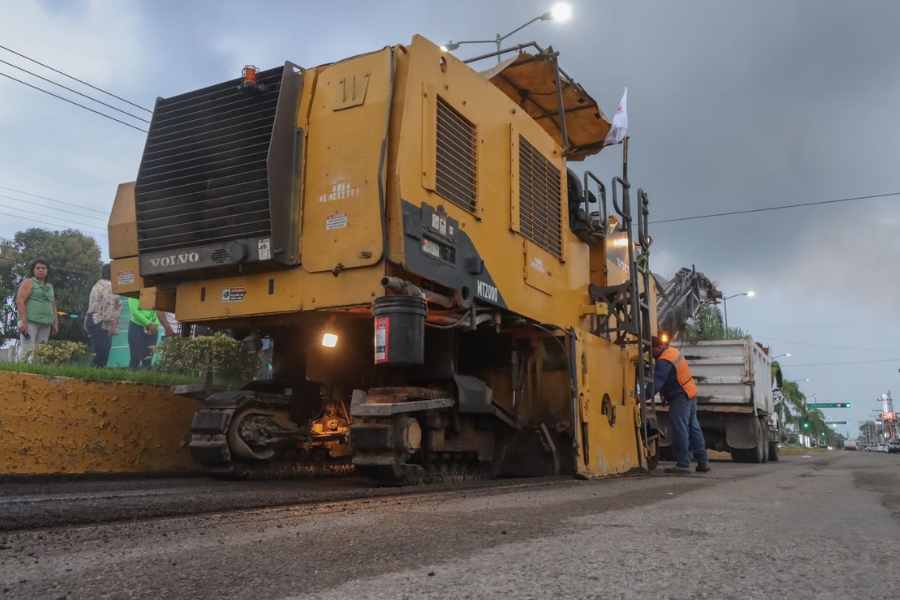 Reencarpetado en Madero