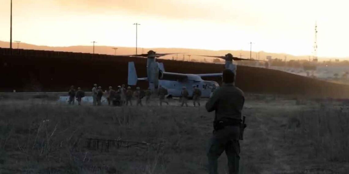 marines frontera con México