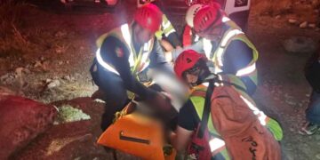 Rescatan mujer lesionada Saltillo