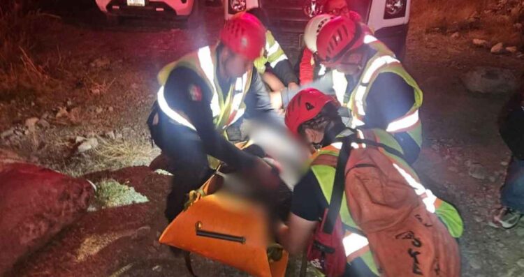 Rescatan mujer lesionada Saltillo