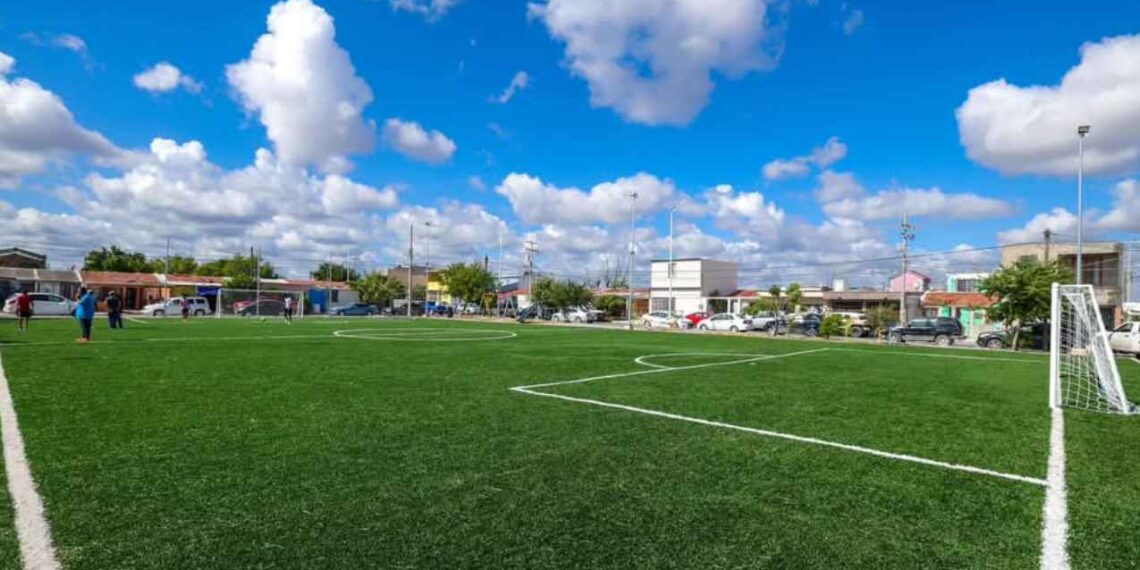 Reynosa construcción espacios deportivos