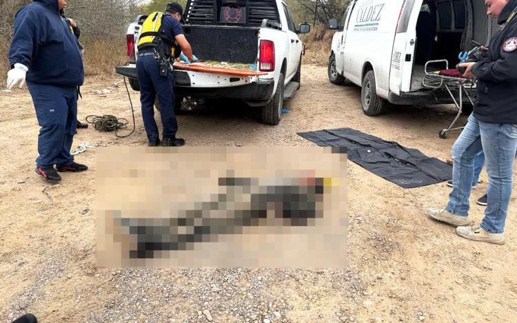 cuerpo flotando Nuevo Laredo