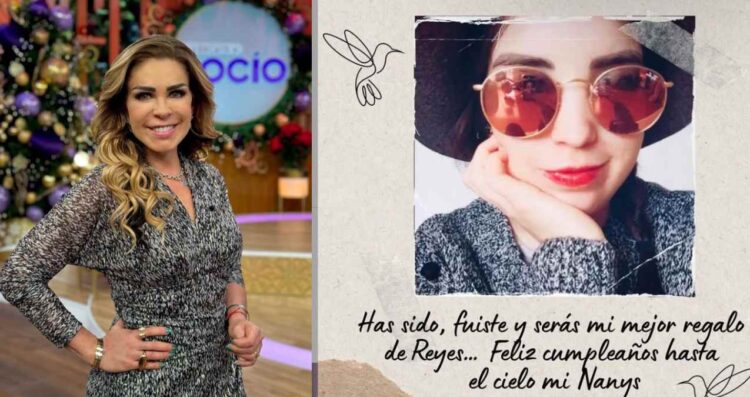 Rocío Sánchez Azuara recuerda a su hija Daniela en un tierno mensaje de cumpleaños