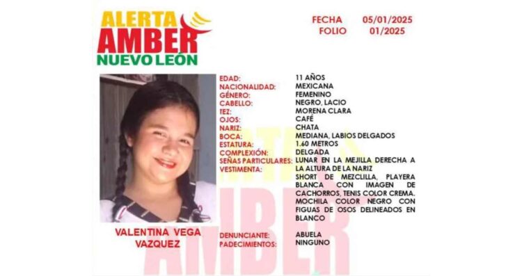Salió a comprar la cena en Santa Catarina, Nuevo León y no regresó: Activan Alerta Amber