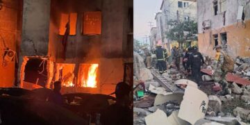 Se registra explosión en un edificio de departamentos en Lázaro Cárdenas, Michoacán; hay 2 muertos y varios heridos