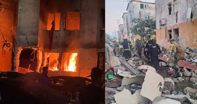Se registra explosión en un edificio de departamentos en Lázaro Cárdenas, Michoacán; hay 2 muertos y varios heridos