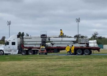 Secretaría de Marina asume seguridad en terrenos del Estadio Municipal para nuevo albergue en Matamoros