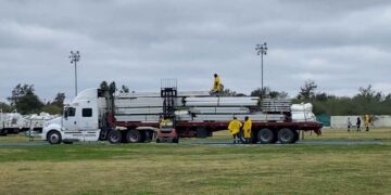 Secretaría de Marina asume seguridad en terrenos del Estadio Municipal para nuevo albergue en Matamoros