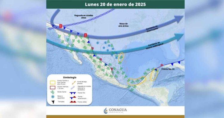 Servicio Meteorológico Nacional Estados con frío en México