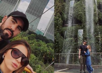 Sofía Castro y Pablo Bernot disfrutan su luna de miel en Asia