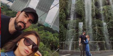 Sofía Castro y Pablo Bernot disfrutan su luna de miel en Asia