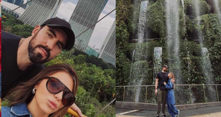 Sofía Castro y Pablo Bernot disfrutan su luna de miel en Asia