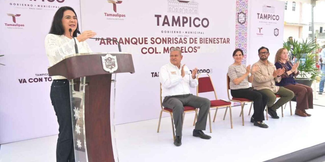 “Sonrisas del Bienestar” ofrece atención dental gratuita en la colonia Morelos de Tampico