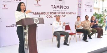 “Sonrisas del Bienestar” ofrece atención dental gratuita en la colonia Morelos de Tampico