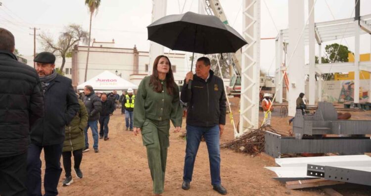 Supervisa alcaldesa Carmen Lilia Canturosas avance de obra del Museo de Ciencia y Tecnología