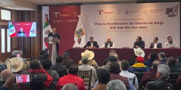 Tamaulipas apuesta por la modernización agrícola con tecnificación del Distrito de Riego 026 Américo Villarreal