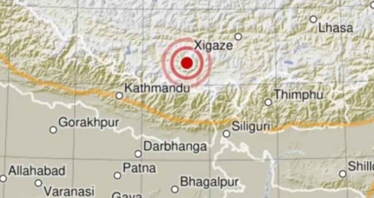 Terremoto región china