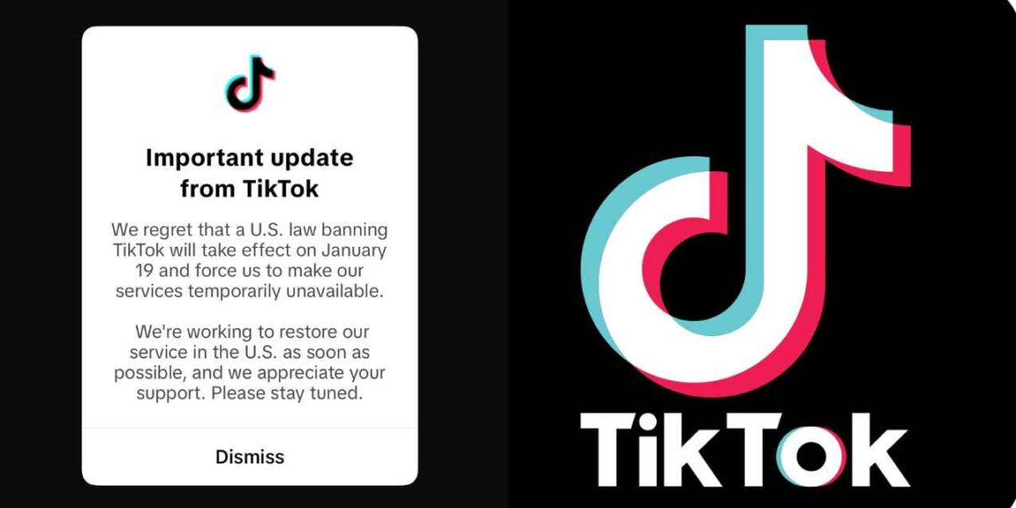 TikTok suspende su servicio en Estados Unidos tras la aprobación de una nueva ley