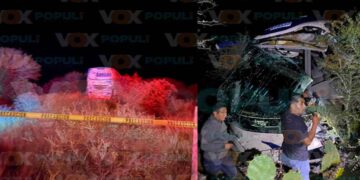 Tragedia en la Zaragoza-González: tráiler impacta autobús de pasajeros y lo saca de la carretera; reportan 2 muertos y varios heridos