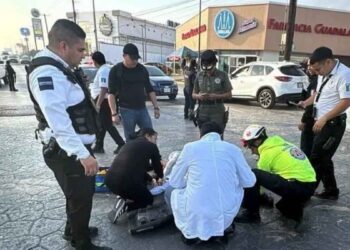 Tránsito herido Santa Catarina