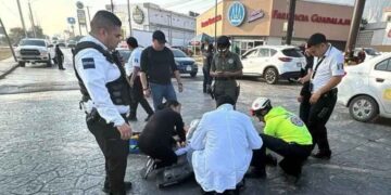 Tránsito herido Santa Catarina