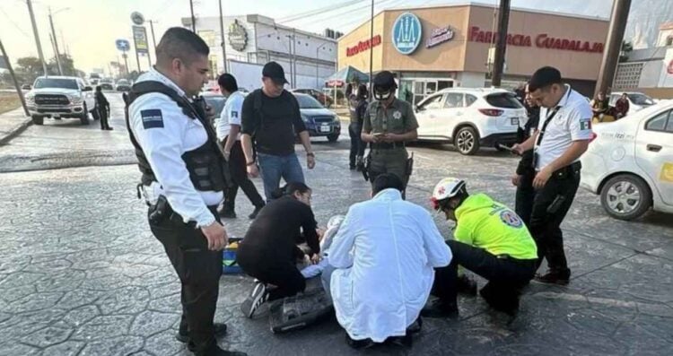 Tránsito herido Santa Catarina