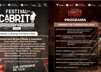 Tula, Tamaulipas se alista para el Festival del Cabrito 2025 tradición, sabor y cultura