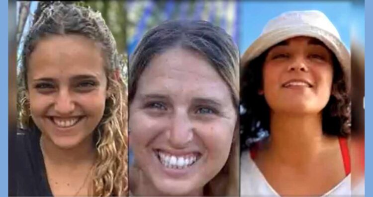 VIDEO: Liberan tres rehenes en Gaza tras alto al fuego ¿Quiénes son estas mujeres?