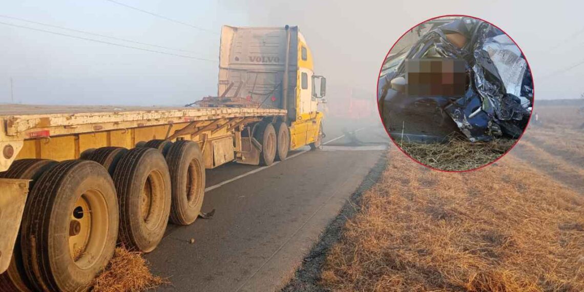 accidente bloquea carretera Tamaulipas