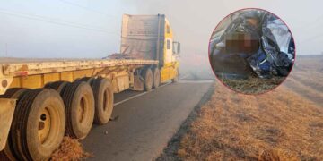 accidente bloquea carretera Tamaulipas