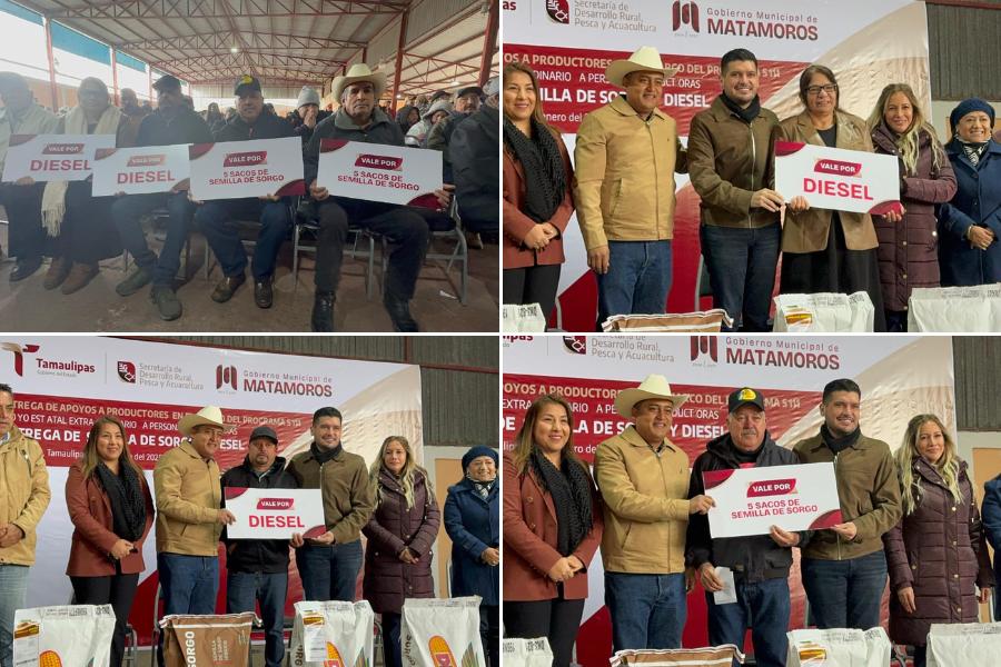 apoyos agrícolas en Matamoros