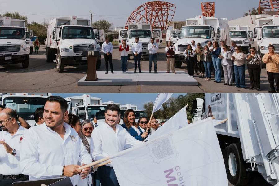 camiones compactadores en Matamoros