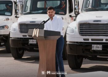 camiones compactadores en Matamoros