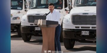 camiones compactadores en Matamoros