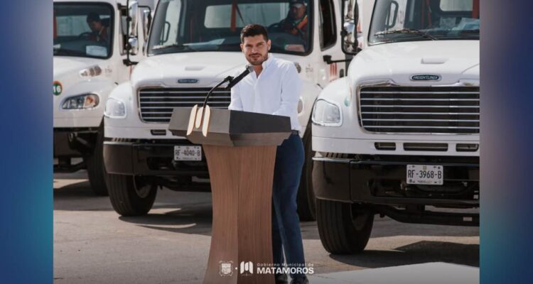 camiones compactadores en Matamoros