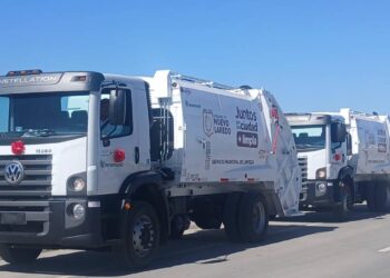 camiones recolectores en Nuevo Laredo